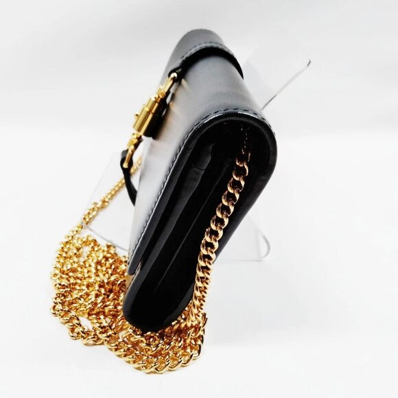 Gucci Long Wallet Black Leather 547-070925 - Picture 3 of 9